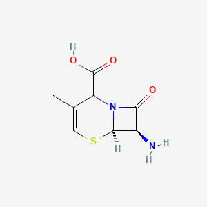 molecular formula C₈H₁₀N₂O₃S B1148142 Delta-2-7-Aminodesacetoxycephalosporanic Acid CAS No. 56487-68-4