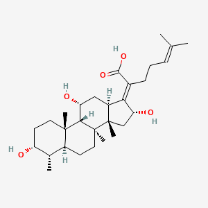 molecular formula C₂₉H₄₆O₅ B1148143 16-Epidesacetylfusidic acid CAS No. 5951-83-7