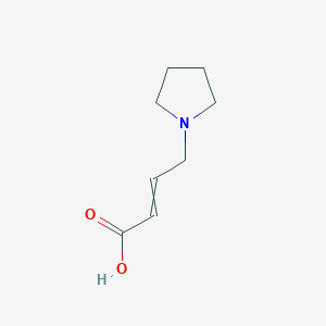 molecular formula C8H14ClNO2 B1148145 (E)-4-(pyrrolidin-1-yl)but-2-enoic acid CAS No. 848133-09-5