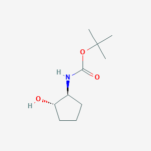 molecular formula C10H19NO3 B114815 (1S,2S)-trans-N-Boc-2-氨基环戊醇 CAS No. 145106-43-0