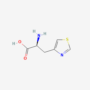 molecular formula C6H8N2O2S B1148153 Thiazolylalanine CAS No. 136010-41-8