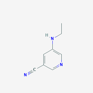 molecular formula C8H9N3 B114819 5-(Ethylamino)nicotinonitrile CAS No. 152803-15-1