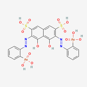 molecular formula C22H18As2N4O14S2 B1148198 Arsenazo III CAS No. 1668-00-4