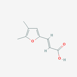 molecular formula C9H10O3 B1148216 3-(4,5-Dimethyl-2-furyl)propenoic acid CAS No. 129800-02-8