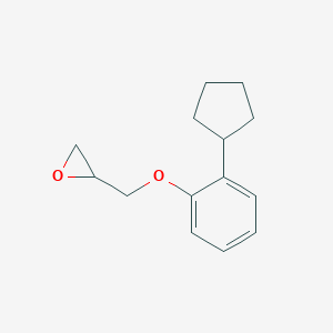 molecular formula C14H18O2 B114823 Oxirane, ((2-cyclopentylphenoxy)methyl)- CAS No. 28163-40-8