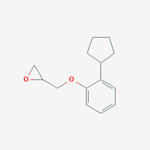 molecular formula C14H18O2 B114823 ((2-环戊基苯氧基)甲基)环氧乙烷 CAS No. 28163-40-8