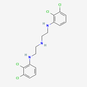 molecular formula C₁₆H₁₇Cl₄N₃ B1148230 Di-[2-(2,3-dichlorophenyl)aminoethyl]amine CAS No. 1424857-89-5
