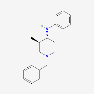 molecular formula C₁₉H₂₄N₂ B1148231 (3R,4R)-1-benzyl-3-methyl-N-phenylpiperidin-4-amine CAS No. 97220-05-8