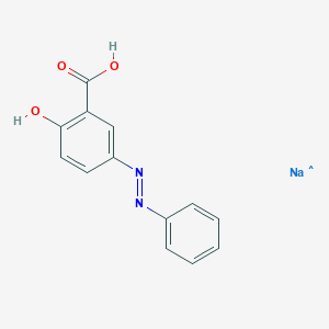 molecular formula C13H9N2NaO3 B1148235 Sodium 5-(phenylazo)salicylate CAS No. 10143-07-4