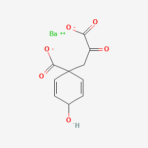 Prephenic acid barium salt