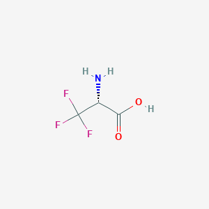 molecular formula C3H4F3NO2 B1148245 3,3,3-Trifluoro-l-alanine CAS No. 10065-69-7