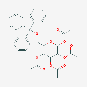 [4,5,6-Triacetyloxy-2-(trityloxymethyl)oxan-3-yl] acetate