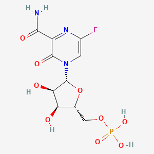 6-Fluoro-3-Oxo-4-(5-O-Phosphono-Beta-D-Ribofuranosyl)-3,4-Dihydropyrazine-2-Carboxamide