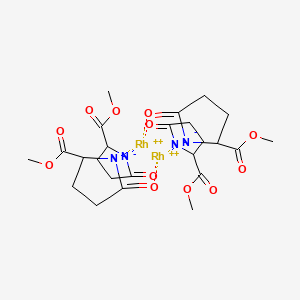 molecular formula C24H32N4O12Rh2 B1148269 methyl 5-oxopyrrolidin-1-ide-2-carboxylate;rhodium(2+) CAS No. 132435-65-5