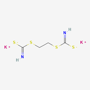 molecular formula C4H6K2N2S4 B1148274 Potassium ethylenebis(dithiocarbamate) CAS No. 10039-34-6