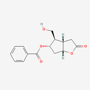 molecular formula C15H16O5 B1148276 (3AS,4R,5S,6AR)-5-(Benzoyloxy)hexahydro-4-(hydroxymethyl)-2H-cyclopenta[B]furan-2-one CAS No. 53275-53-9