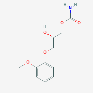 molecular formula C11H15NO5 B114828 (S)-methocarbamol CAS No. 108914-10-9