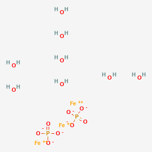 molecular formula Fe3H16O16P2 B1148281 iron(2+);diphosphate;octahydrate CAS No. 10028-23-6