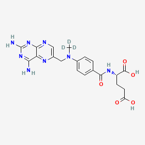 molecular formula C₂₀H₁₉D₃N₈O₅ B1148294 Methotrexate-d3 CAS No. 432545-63-6