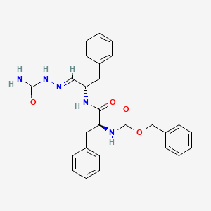 molecular formula C27H29N5O4 B1148298 Z-Phe-phe-aldehyde semicarbazone CAS No. 133657-68-8
