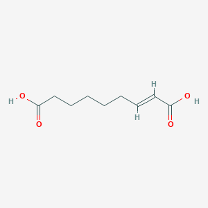 molecular formula C₉H₁₄O₄ B1148306 (E)-non-2-enedioic acid CAS No. 72461-80-4