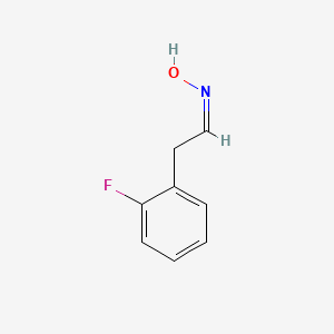 molecular formula C8H8FNO B1148320 (1Z)-2-(2-Fluorophenyl)-N-hydroxyethanimine CAS No. 133054-52-1