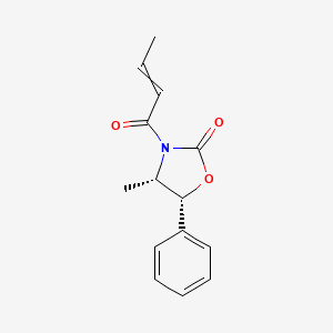 molecular formula C14H15NO3 B1148348 N-CROTONYL-(4S,5R)-4-METHYL 5-PHENYL-2-OXAZOLIDINONE CAS No. 128440-43-7