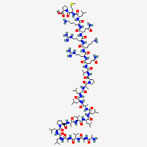 molecular formula C₁₂₉H₂₃₀N₃₆O₂₉S B1148361 NFkappaB Inhibitor CAS No. 213546-53-3