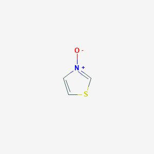 molecular formula C3H3NOS B114839 噻唑 N-氧化物 CAS No. 141305-44-4