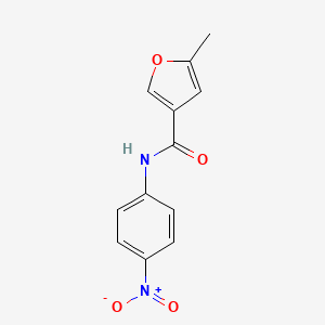 molecular formula C12H10N2O4 B11484066 5-methyl-N-(4-nitrophenyl)furan-3-carboxamide 