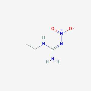molecular formula C3H8N4O2 B11484181 N-Ethyl-N'-nitroguanidine CAS No. 39197-62-1