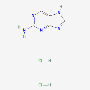 molecular formula C5H7Cl2N5 B1148420 2-Aminopurine dihydrochloride CAS No. 1428126-74-2