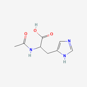 molecular formula C8H13N3O4 B1148422 2-acetamido-3-(1H-imidazol-5-yl)propanoic acid CAS No. 10101-30-1