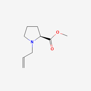 molecular formula C9H15NO2 B1148429 (S)-Methyl 1-allylpyrrolidine-2-carboxylate CAS No. 132910-67-9