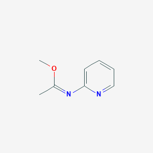 molecular formula C8H10N2O B1148449 Methyl (1Z)-N-(2-pyridinyl)ethanimidate CAS No. 130408-29-6