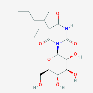 B114846 1-(Glucopyranosyl)pentobarbital CAS No. 147839-07-4