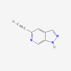 molecular formula C8H5N3 B1148533 5-ethynyl-1H-pyrazolo[3,4-c]pyridine CAS No. 1374651-97-4