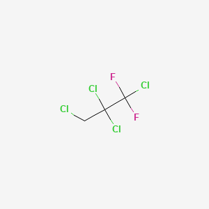 molecular formula C3H2Cl4F2 B1148574 1,2,2,3-Tetrachloro-1,1-difluoropropane CAS No. 127564-82-3