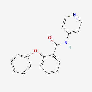 molecular formula C18H12N2O2 B11485864 Benzo[b]benzofuran-4-carboxamide, N-(4-pyridinyl)- 
