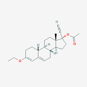 molecular formula C₂₄H₃₂O₃ B114862 醋酸炔诺酮 3-乙基醚 CAS No. 50717-99-2
