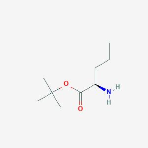 molecular formula C9H19NO2 B1148624 tert-butyl (2R)-2-aminopentanoate CAS No. 158741-16-3