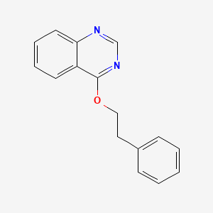 molecular formula C16H14N2O B1148639 4-(2-phenylethoxy)-quinazoline CAS No. 124427-60-7