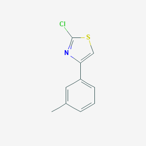 molecular formula C10H8ClNS B114865 2-Chloro-4-(3-methylphenyl)thiazole CAS No. 155294-66-9