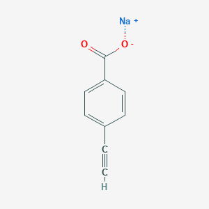 molecular formula C9H5NaO2 B114866 4-乙炔基苯甲酸钠 CAS No. 144693-65-2
