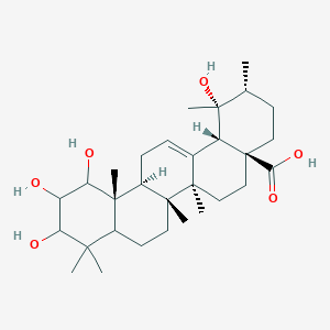 (1R,2R,4aS,6aS,6aS,6bR,12aR,14bS)-1,10,11,12-tetrahydroxy-1,2,6a,6b,9,9,12a-heptamethyl-2,3,4,5,6,6a,7,8,8a,10,11,12,13,14b-tetradecahydropicene-4a-carboxylic acid