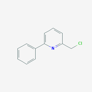 molecular formula C12H10ClN B114867 2-(Chloromethyl)-6-phenylpyridine CAS No. 147937-33-5