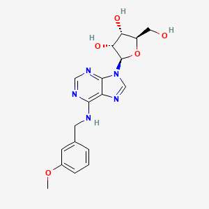 molecular formula C18H21N5O5 B1148704 Adenosine, N-[(3-methoxyphenyl)methyl]- CAS No. 101565-95-1