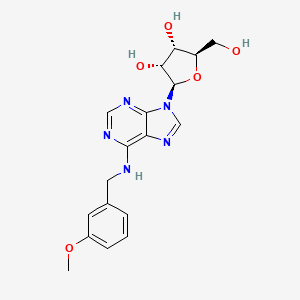 Adenosine, N-[(3-methoxyphenyl)methyl]-