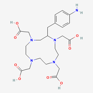2-(4-Aminobenzyl)-1,4,7,10-tetraazacyclododecane-1,4,7,10-tetraacetic acid