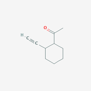 molecular formula C10H14O B114873 1-(2-Ethynylcyclohexyl)ethanone CAS No. 155222-56-3